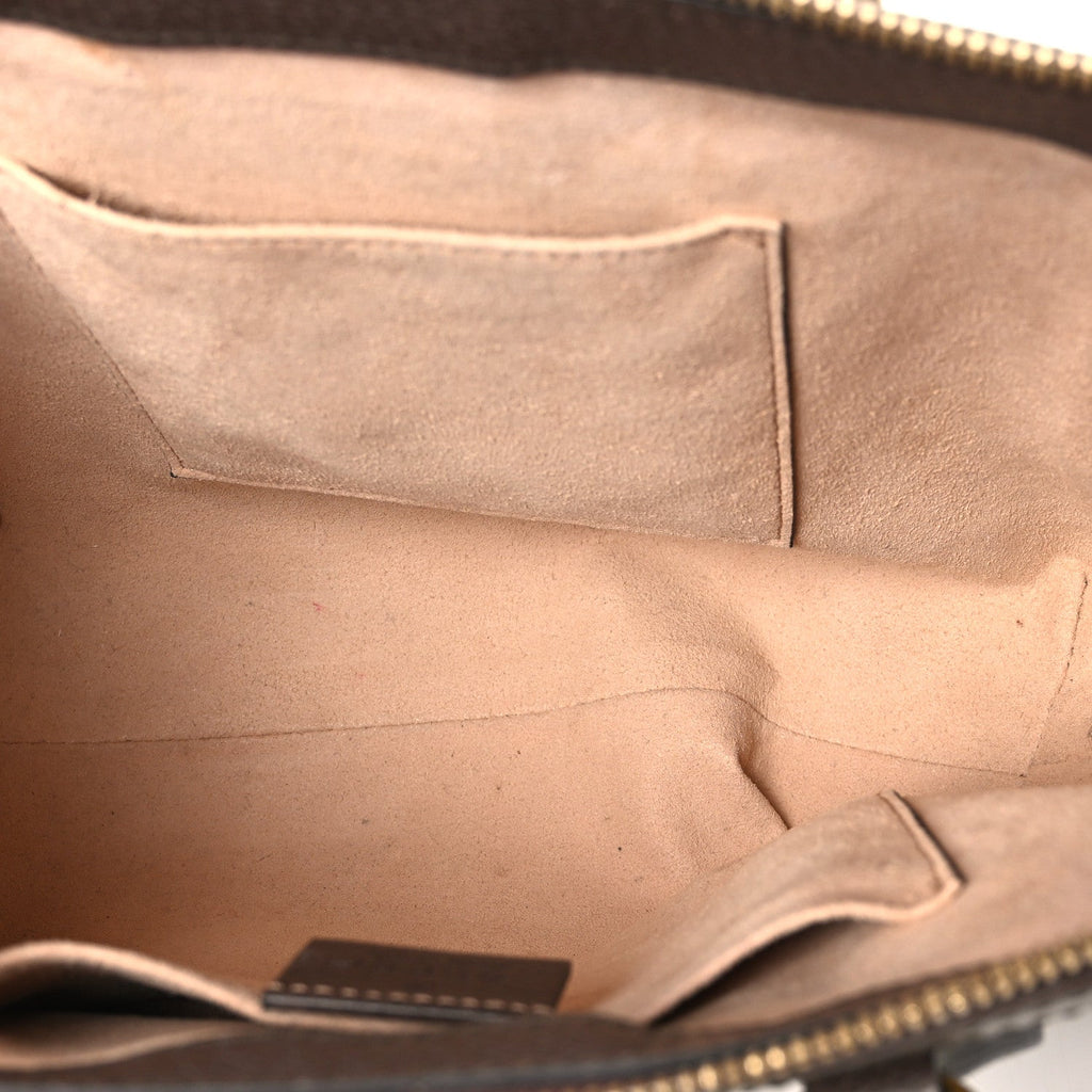 GG Supreme Monogram Small Ophidia Tote Bag Brown