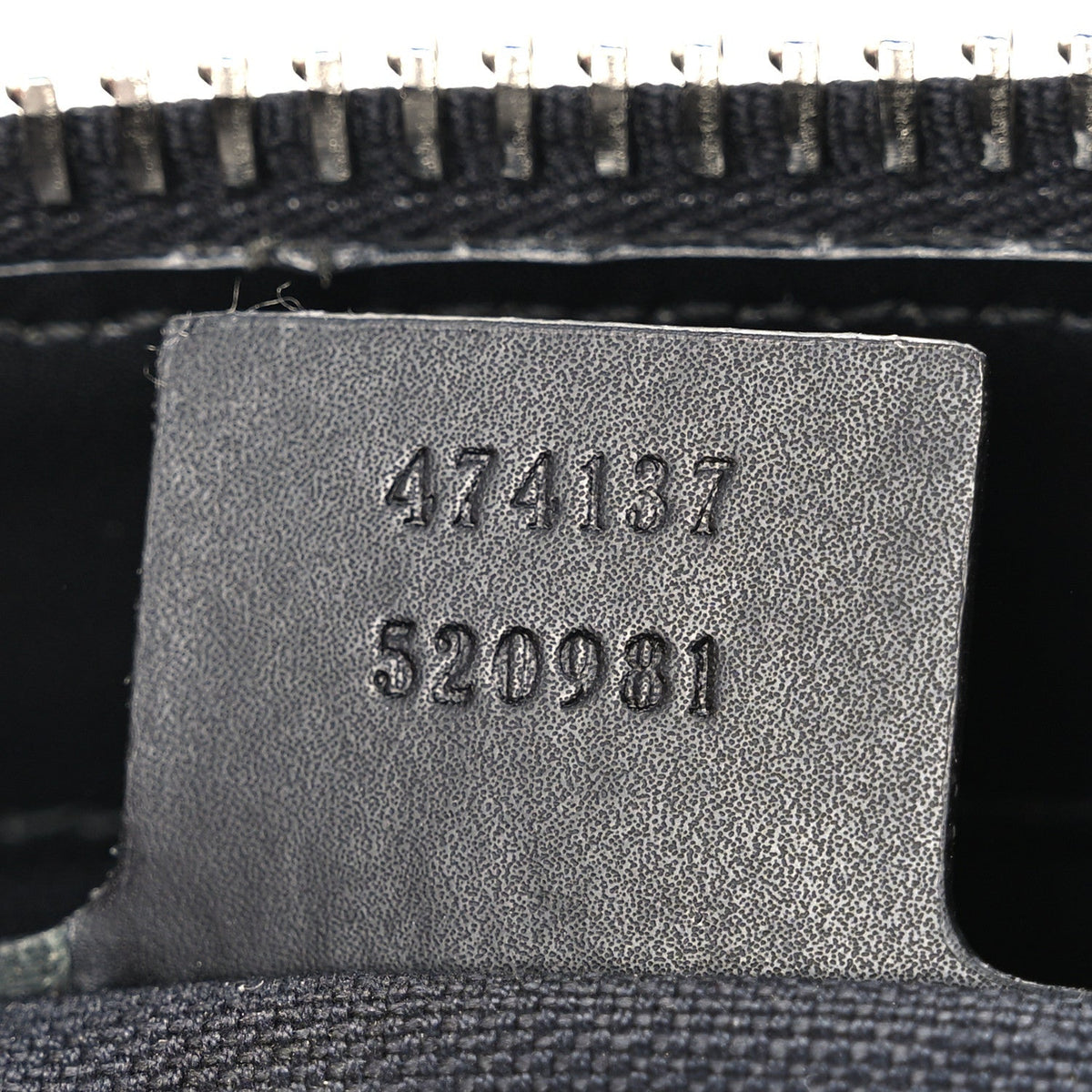 GG Supreme Monogram Appia Calfskin Web Flat Messenger Bag Black Grey