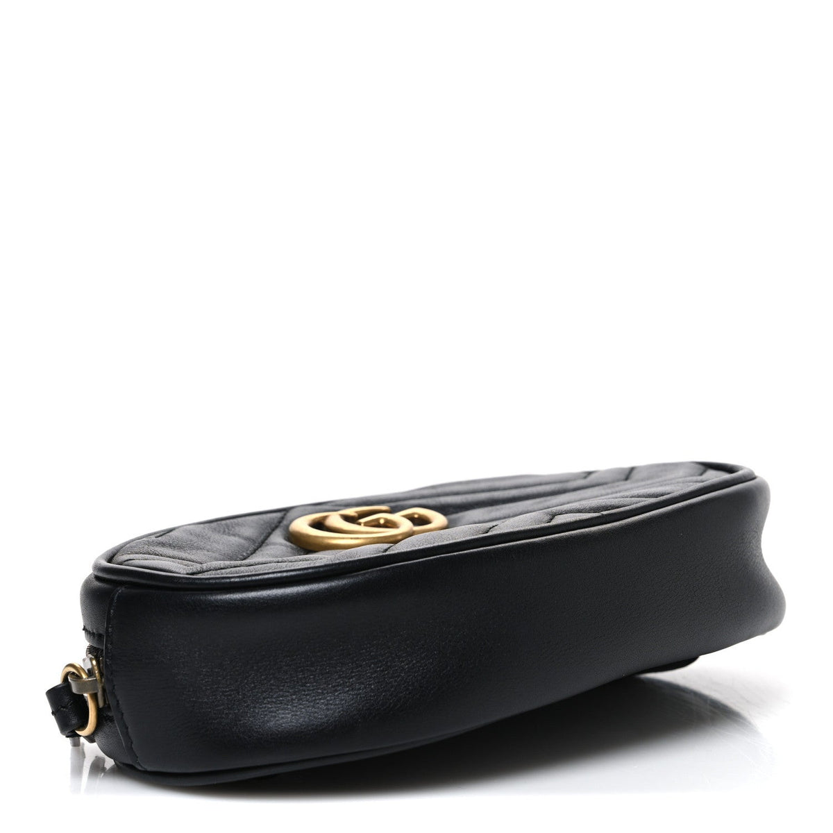 Calfskin Matelasse GG Marmont Belt Bag 95 38 Black