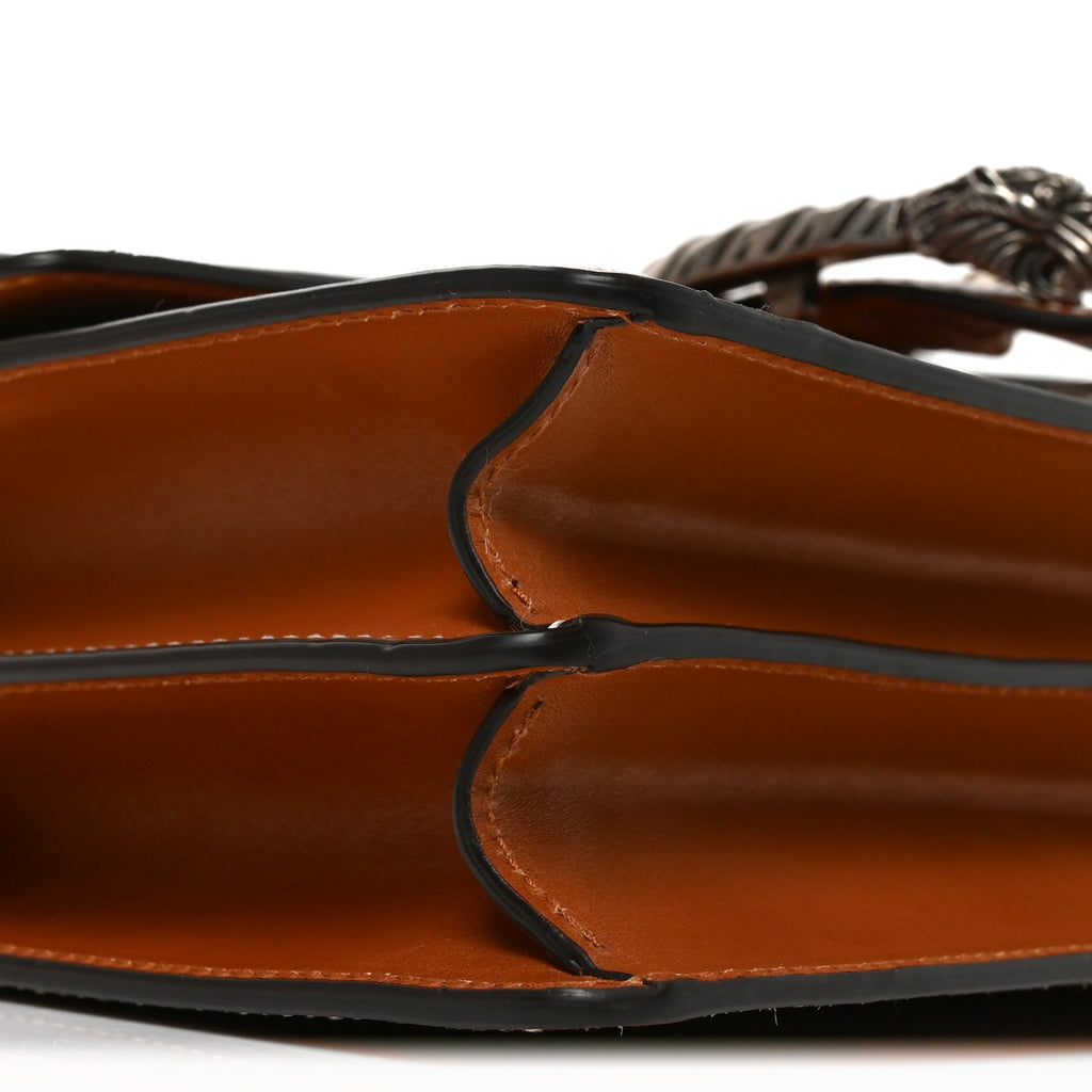 Calfskin Small Dionysus Shoulder Bag Harness Brown