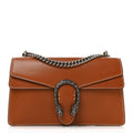 Calfskin Small Dionysus Shoulder Bag Harness Brown