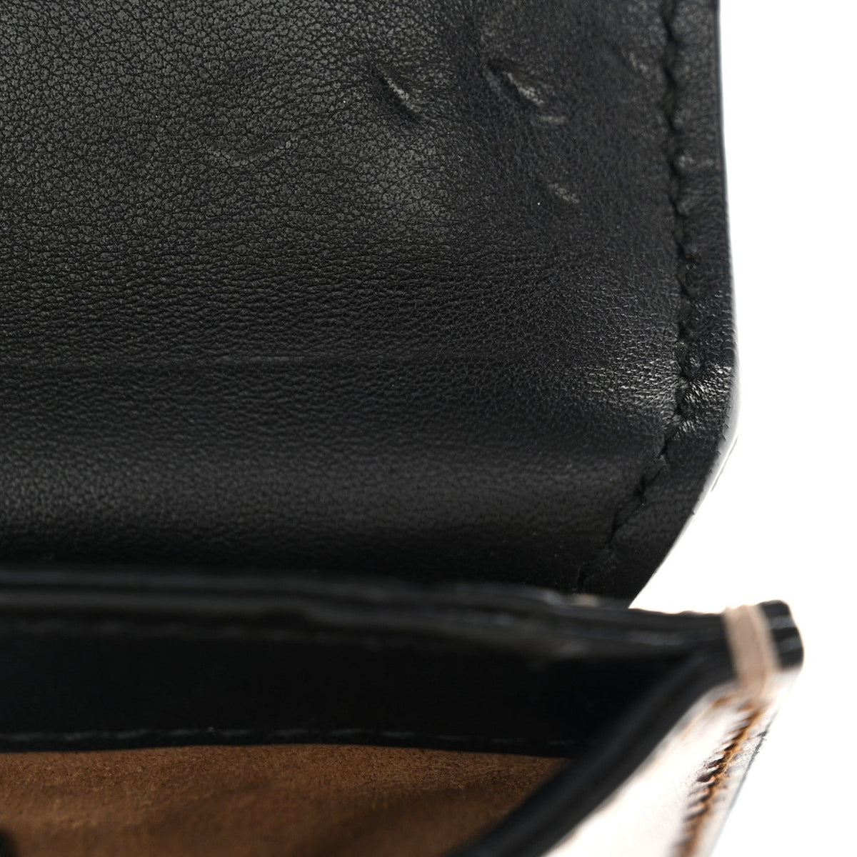 GG Supreme Monogram Calfskin Small Padlock Shoulder Bag Beige Black Cuir
