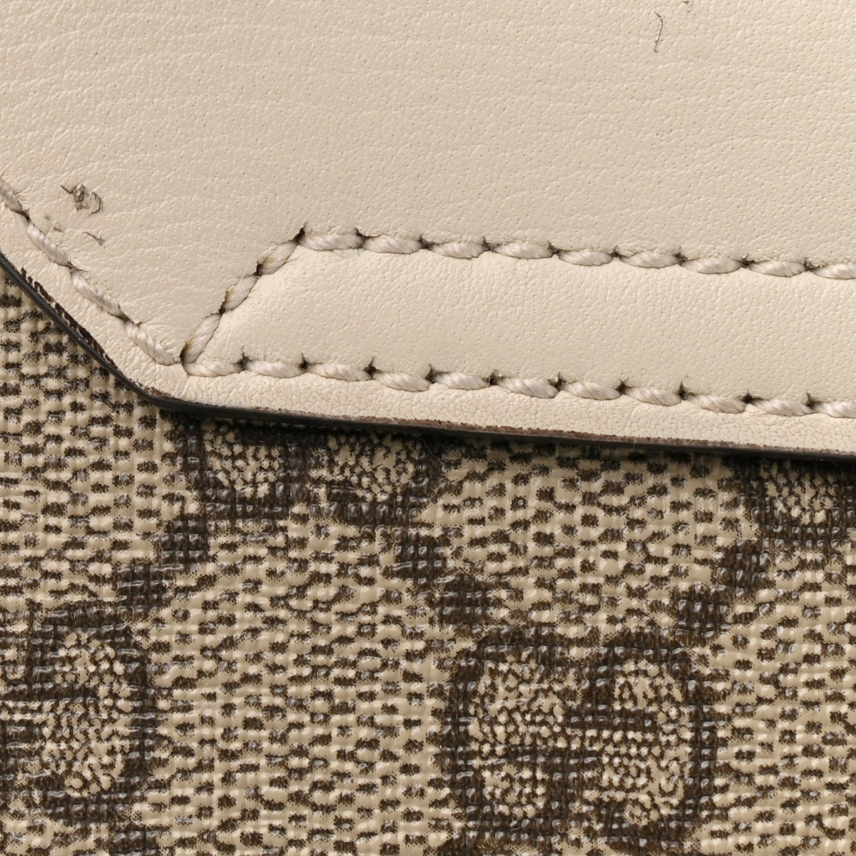 GG Supreme Monogram Studded Small Padlock Shoulder Bag White