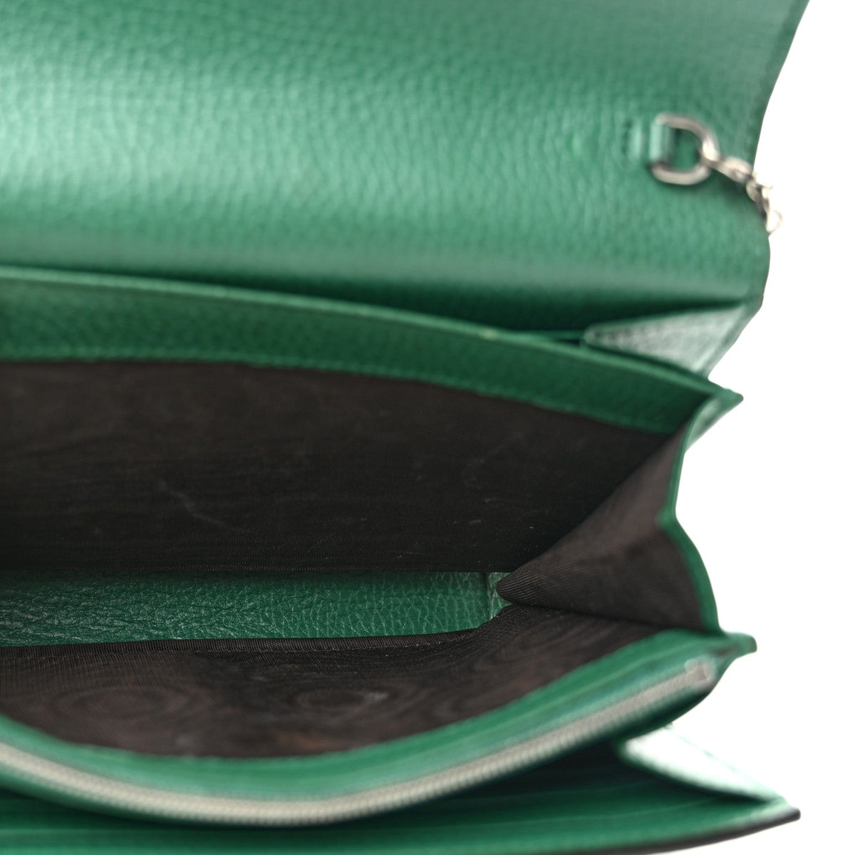 Calfskin Mini Dionysus Chain Wallet Emerald