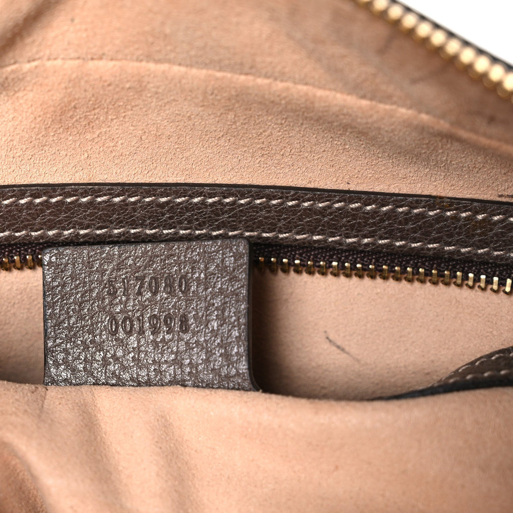 GG Supreme Monogram Web Small Ophidia Shoulder Bag Brown