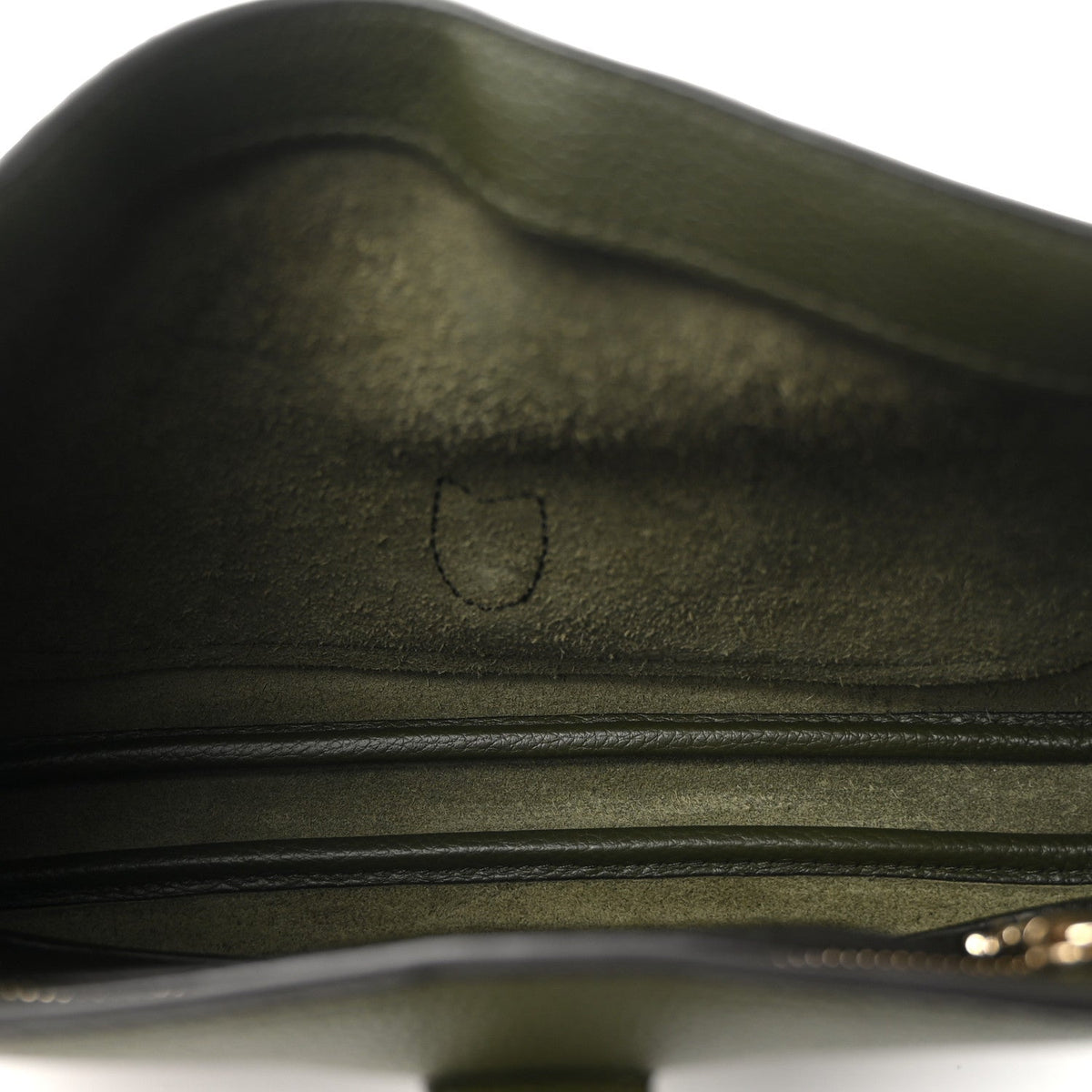 Grand Prix Calfskin Web Medium Jackie 1961 Hobo Dark Green
