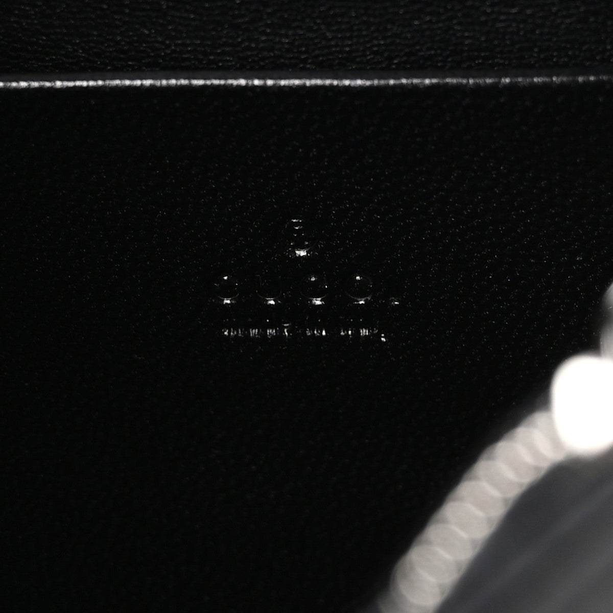 Nappa Matelasse Monochrome GG Marmont Wallet On Chain Black