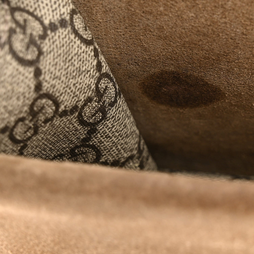 GG Supreme Monogram Small Dionysus Shoulder Bag Taupe