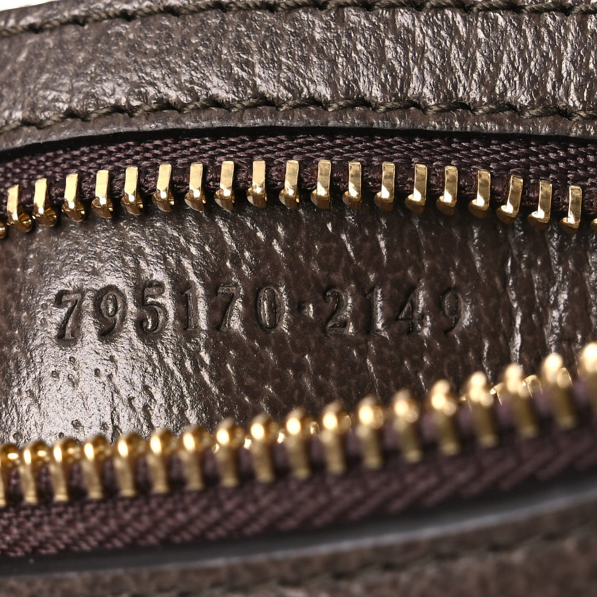 GG Supreme Monogram Textured Calfskin Web Super Mini Ophidia Shoulder Bag Beige Ebony New Acero