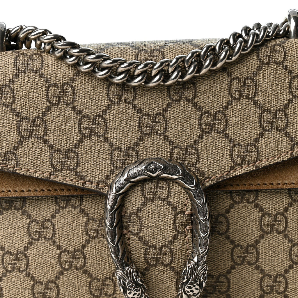 GG Supreme Monogram Mini Dionysus Shoulder Bag Taupe