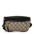 GG Supreme Monogram Belt Bag Black
