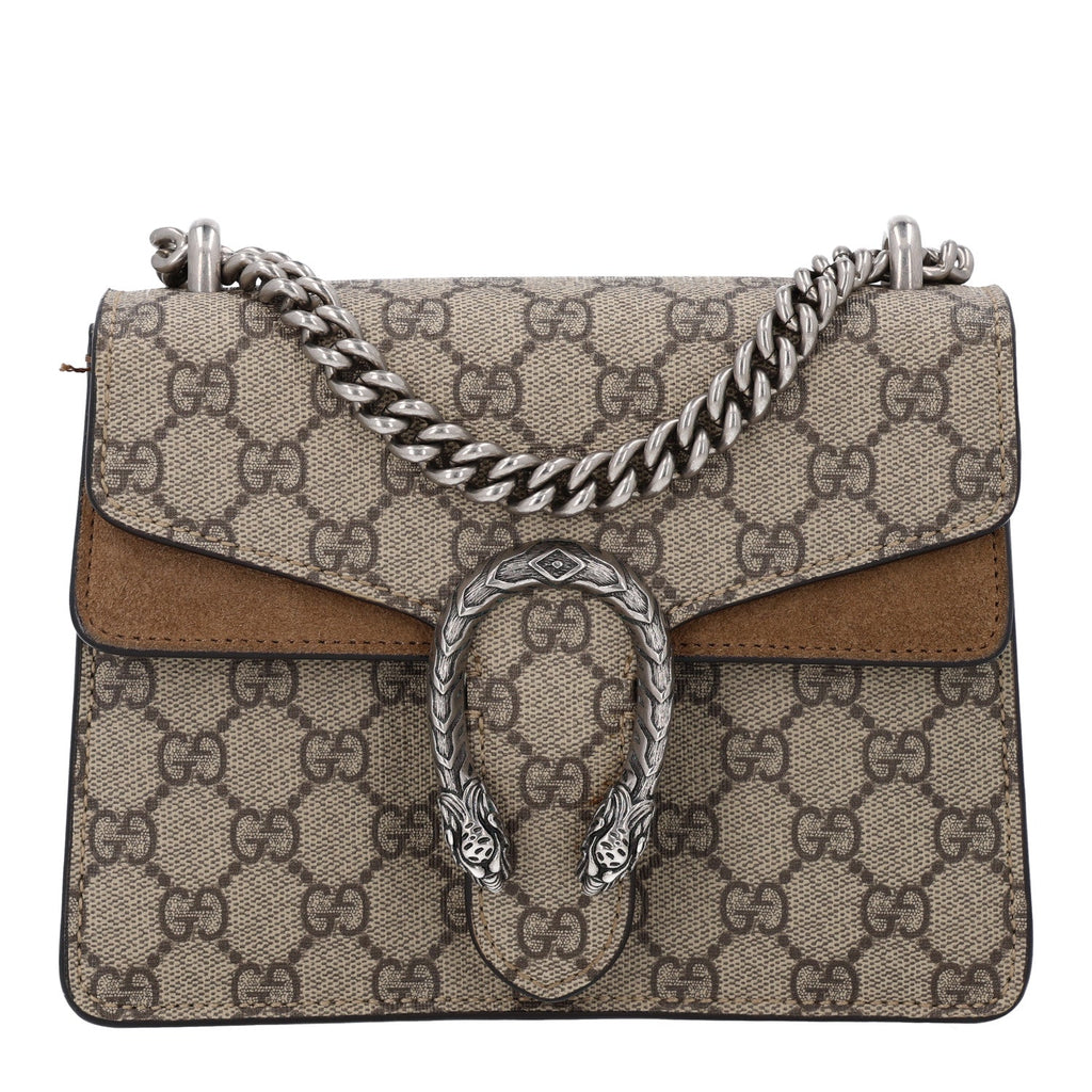 GG Supreme Monogram Mini Dionysus Shoulder Bag Taupe