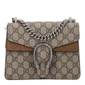 GG Supreme Monogram Mini Dionysus Shoulder Bag Taupe