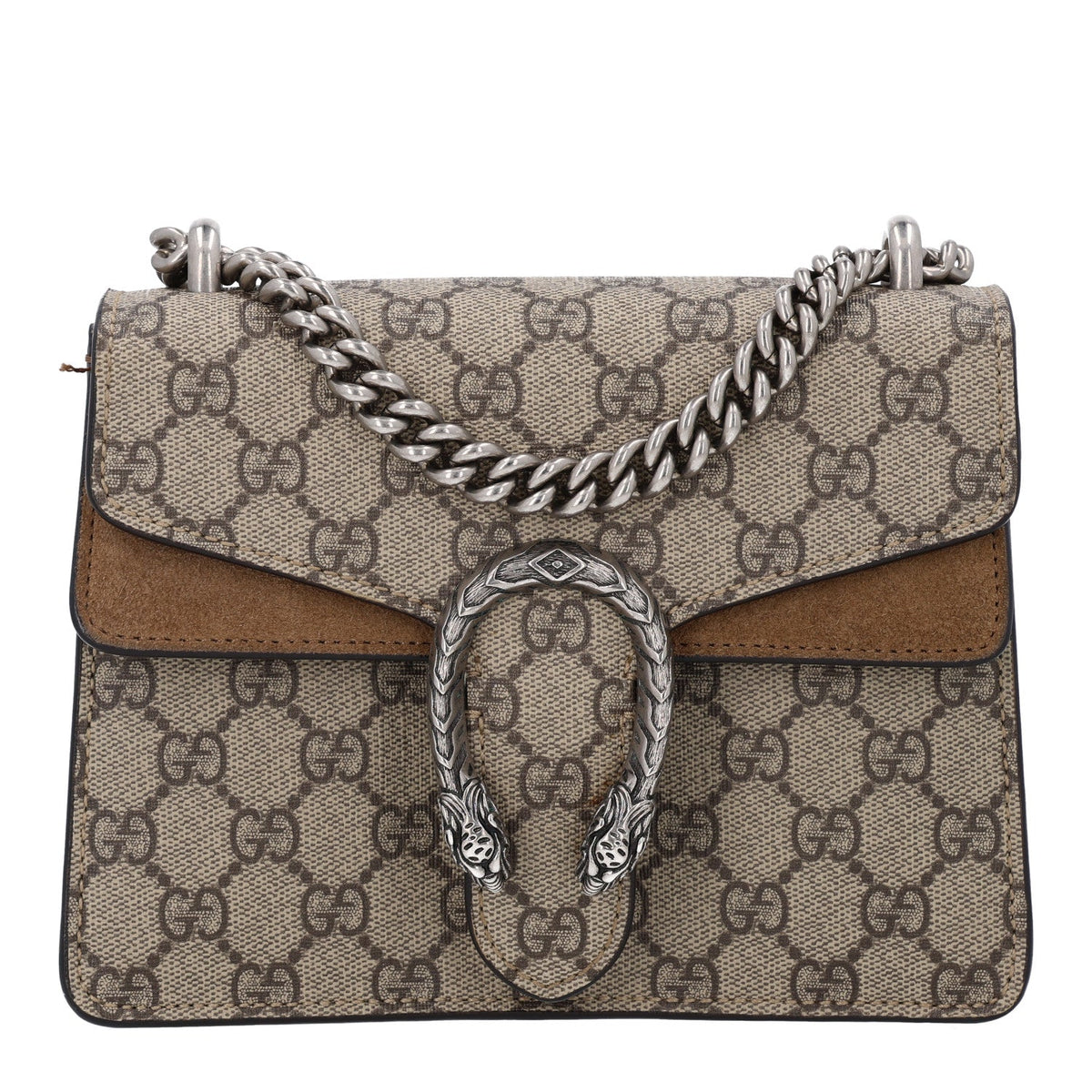 GG Supreme Monogram Mini Dionysus Shoulder Bag Taupe