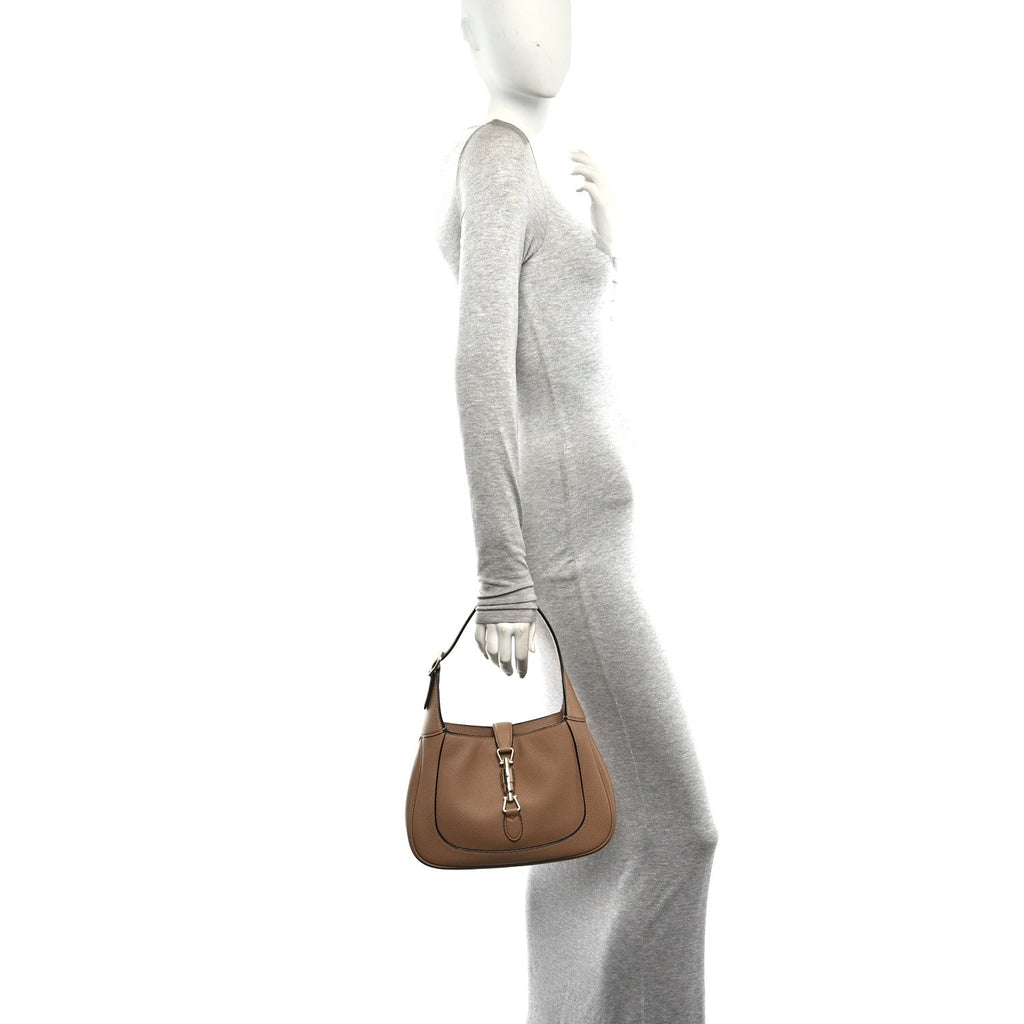 Grand Prix Calfskin Web Medium Jackie 1961 Hobo Natural Tan
