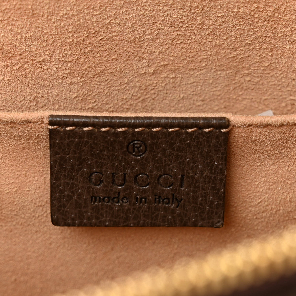 GG Supreme Monogram Small Ophidia Tote Bag Brown