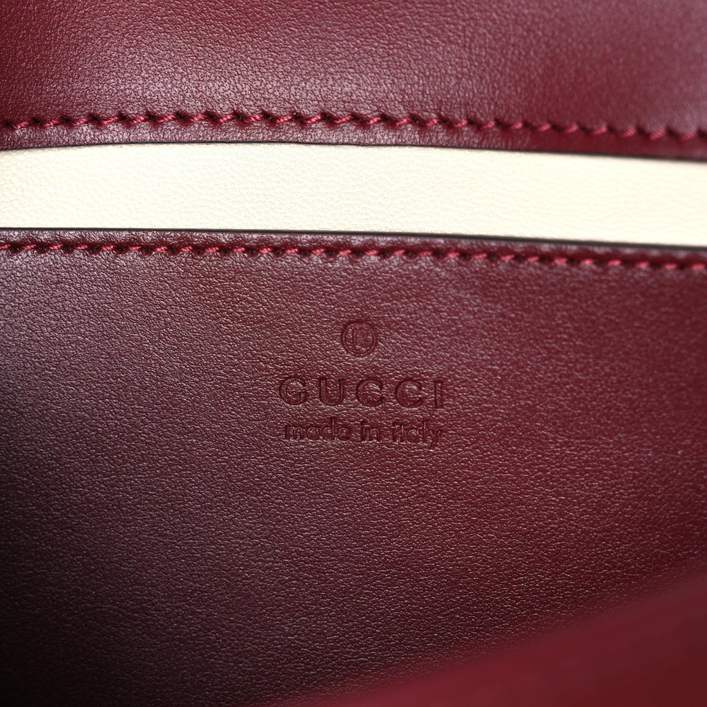Calfskin Matelasse Mini GG Marmont Shoulder Bag Rosso Ancora
