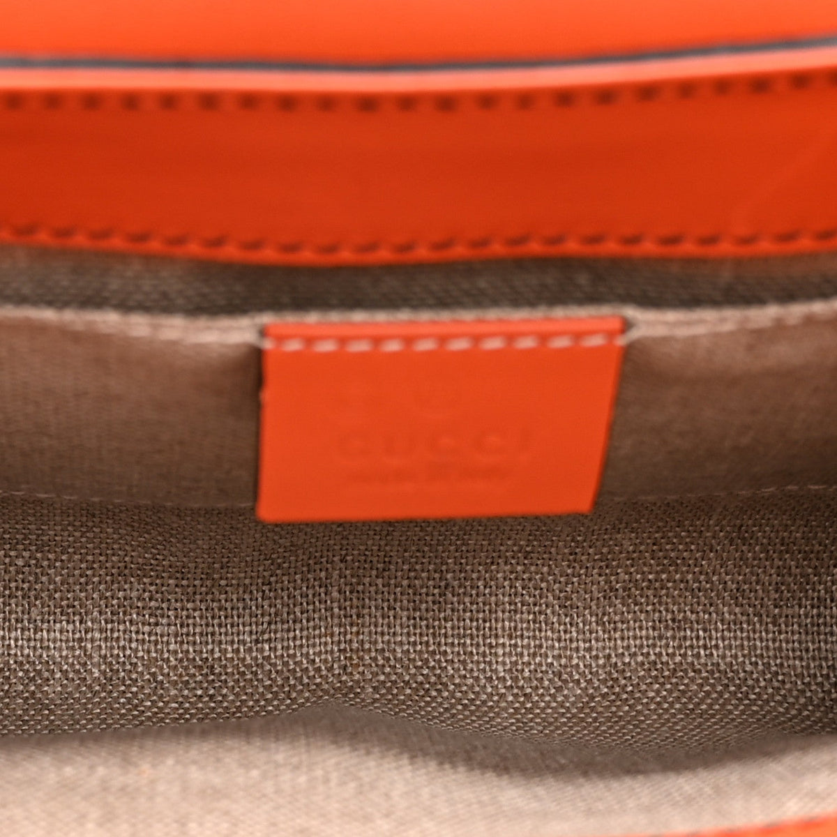 Soft Microguccissima Mini Emily Chain Shoulder Bag Sun Orange