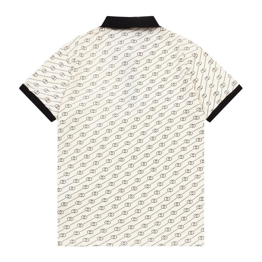 Gucci Light Beige T-shirt with a collar