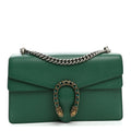 Pebbled Calfskin Small Dionysus Shoulder Bag Emerald