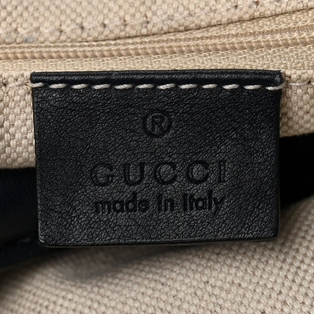 Guccissima Large Sukey Tote Navy