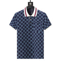 Gucci Luxury Blue T-shirt with Collar – Men's Premium Cotton