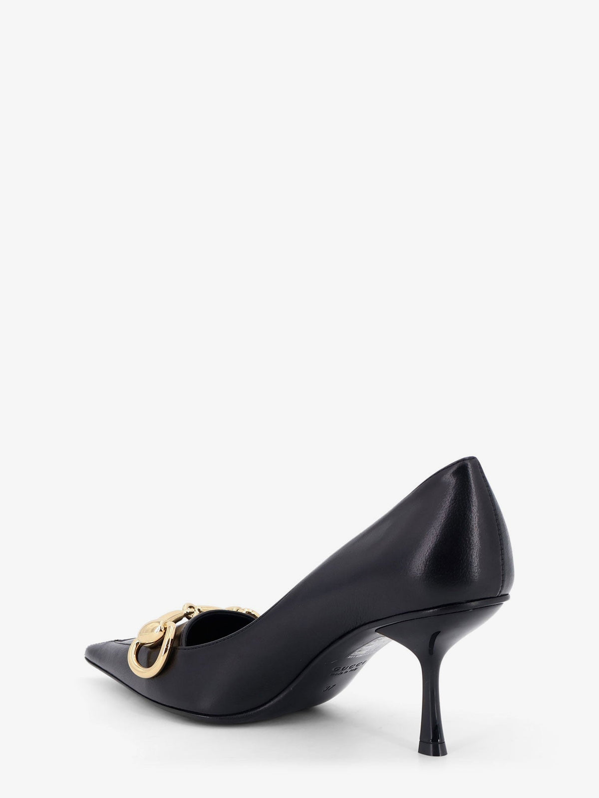 Gucci Boulevard Leather Pumps Black