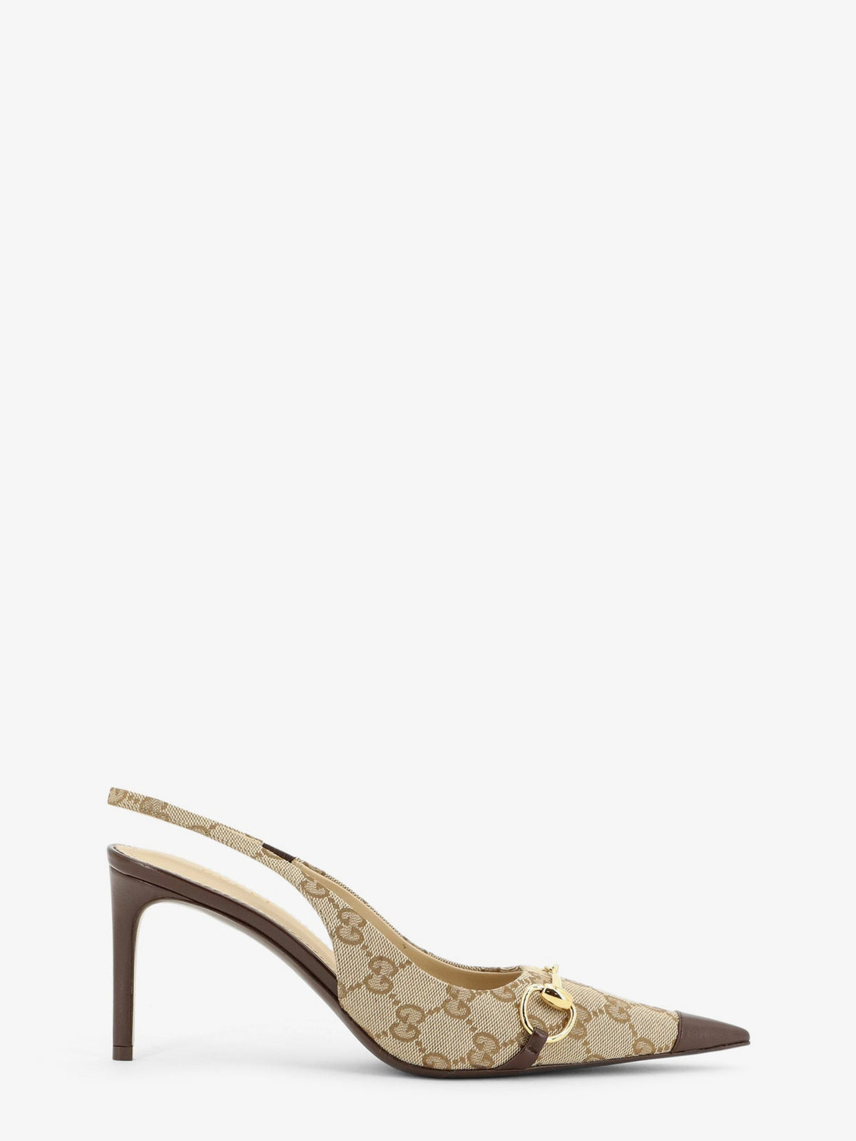 Gucci GG Fabric Pumps Beige Women