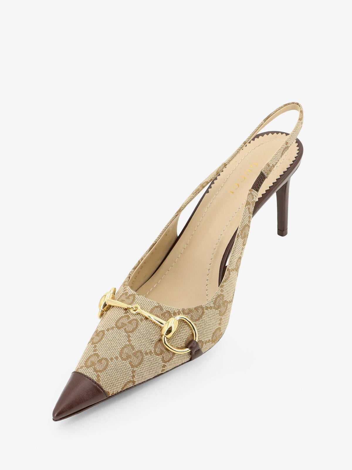 Gucci GG Fabric Pumps Beige Women