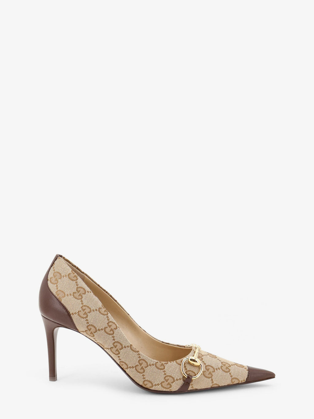 Gucci GG Fabric Pumps Beige Women
