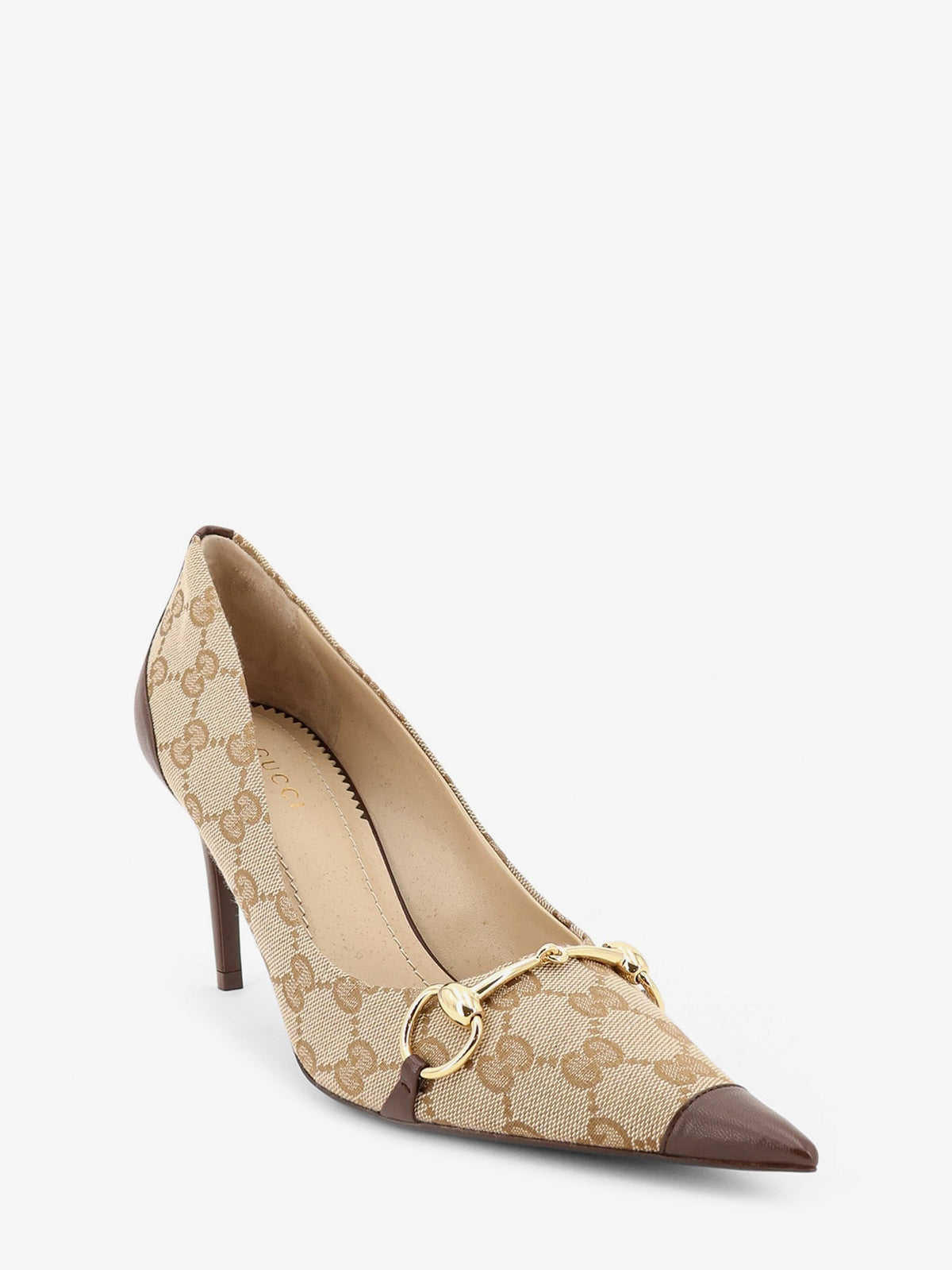 Gucci GG Fabric Pumps Beige Women