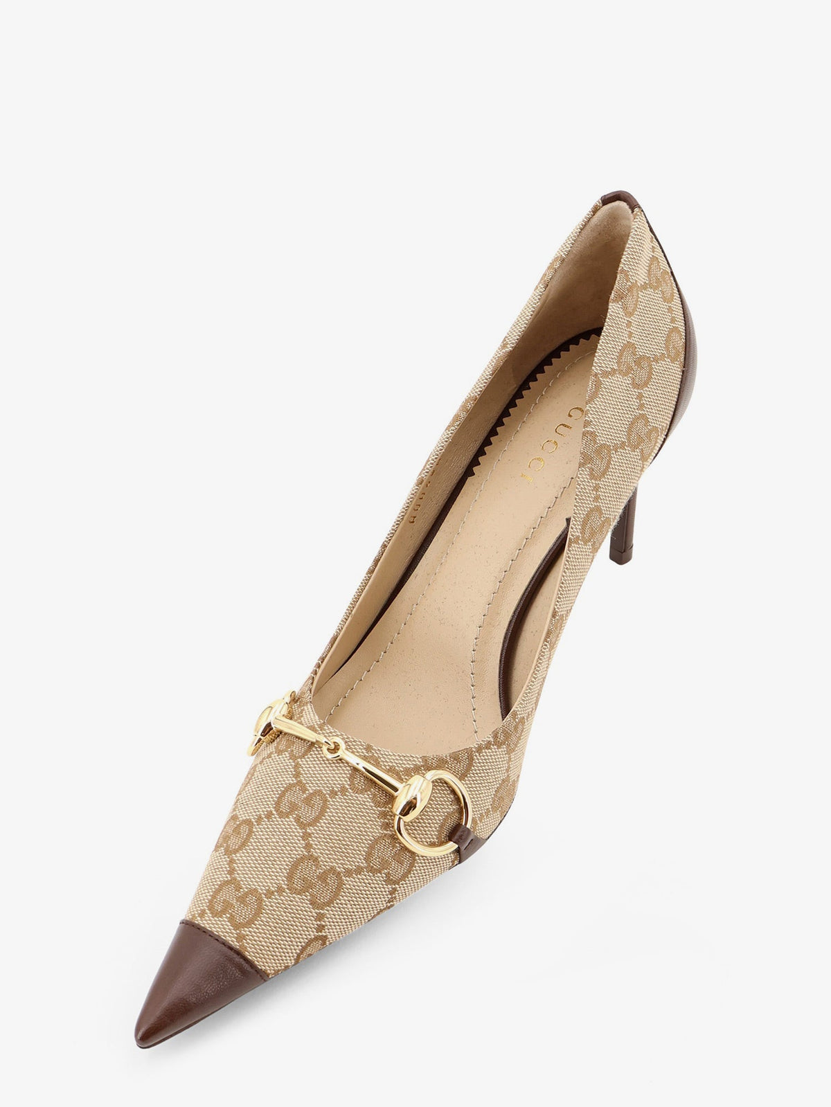Gucci GG Fabric Pumps Beige Women