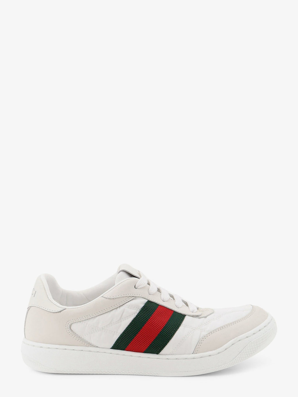 Gucci Screener Nylon Sneakers White Women