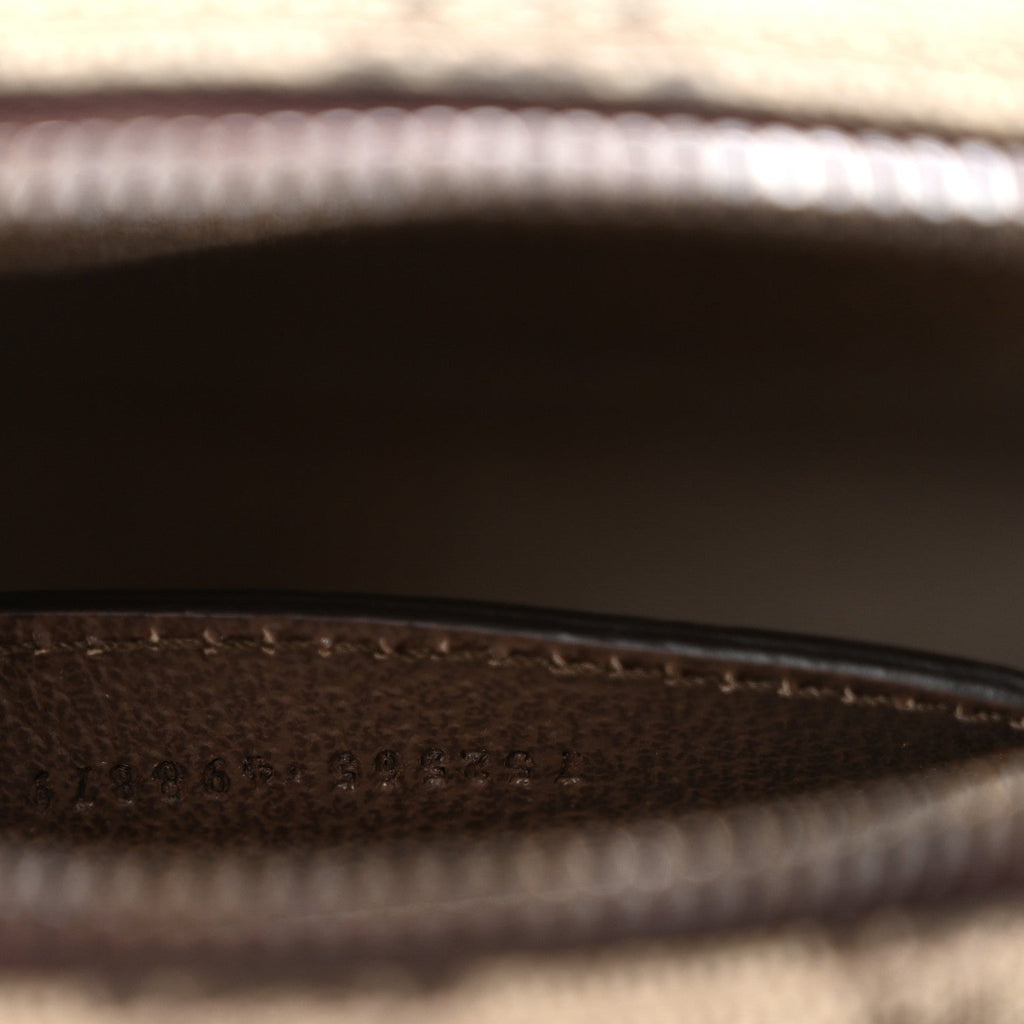 GG Supreme Monogram Web Mini Ophidia Messenger Brown