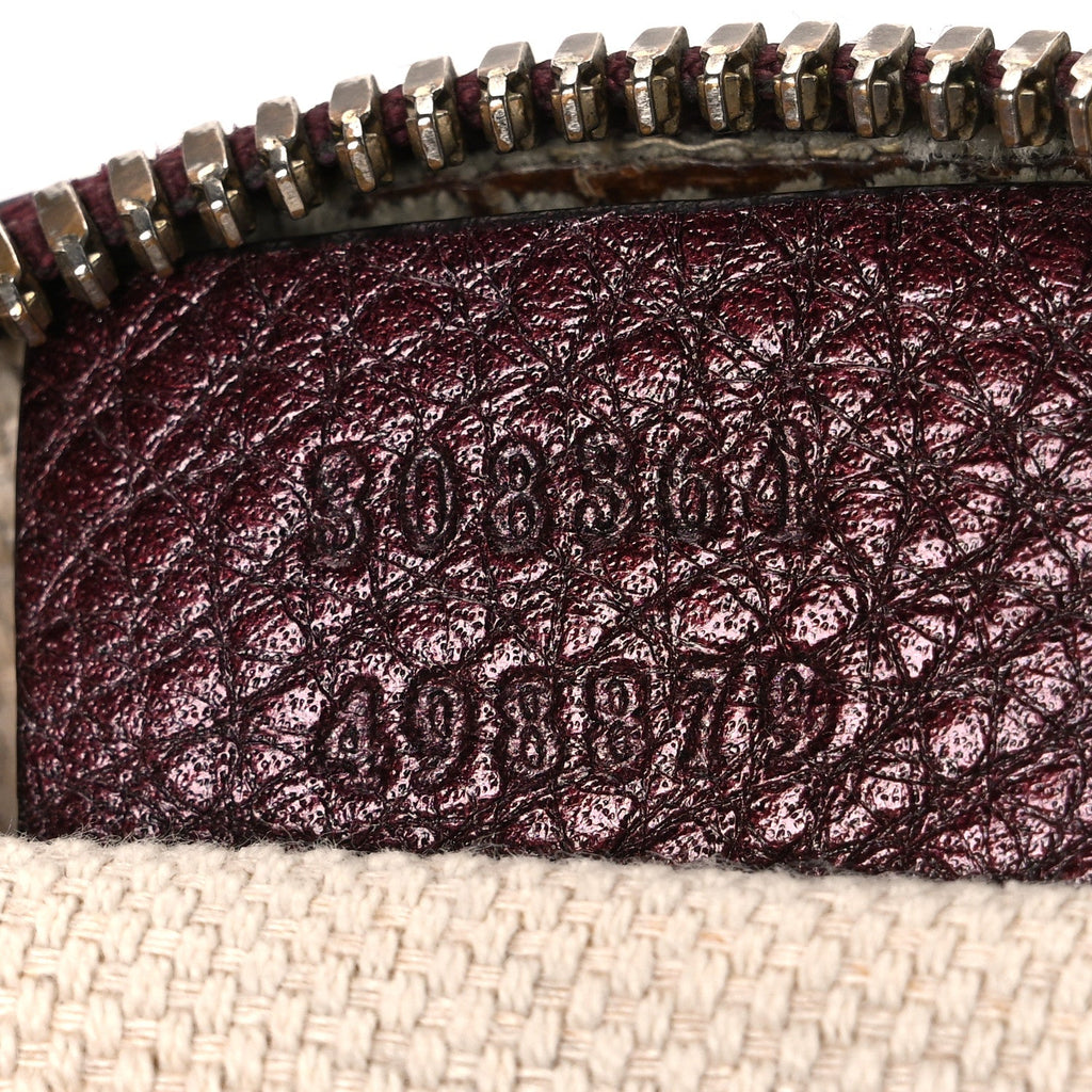 Pebbled Calfskin Small Soho Disco Bag Peonia Flower
