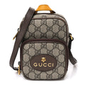 GG Supreme Monogram Mini Neo Vintage Double Zip Messenger Bag Beige New Acero Crop