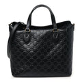 Guccissima Linea A Foldover Tote Black