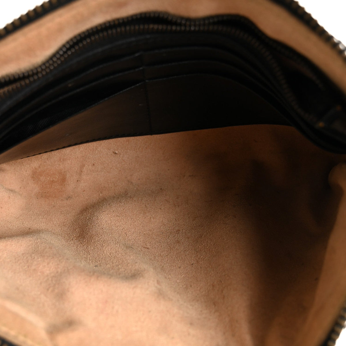 Calfskin Matelasse Mini GG Marmont Chain Bag Black