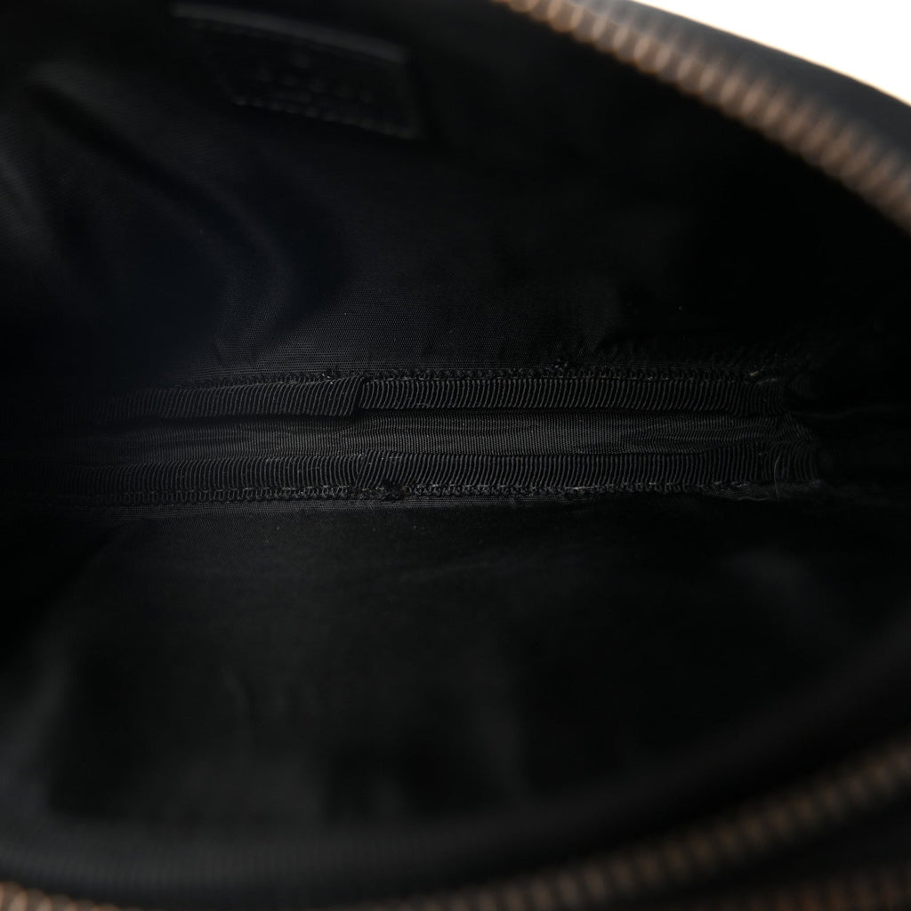 Pebbled Calfskin Super Mini GG Marmont Chain Shoulder Bag Black