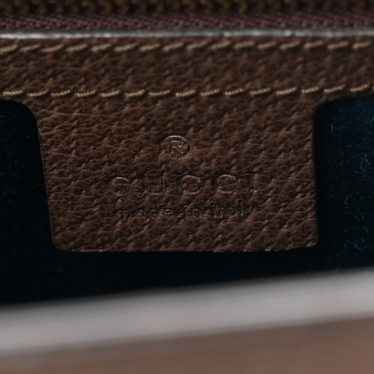 GG Supreme Monogram Web Medium Ophidia Chain Shoulder Bag Brown