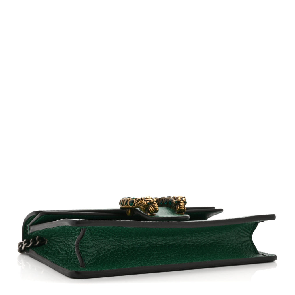 Calfskin Super Mini Dionysus Shoulder Bag Emerald