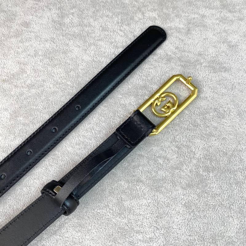 GUCCI Embellished coated-canvas and leather belt 'Black'