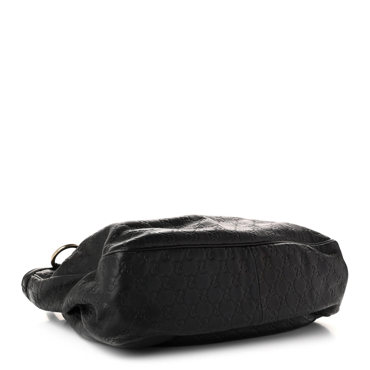 Guccissima Medium Sukey Top Handle Tote Black