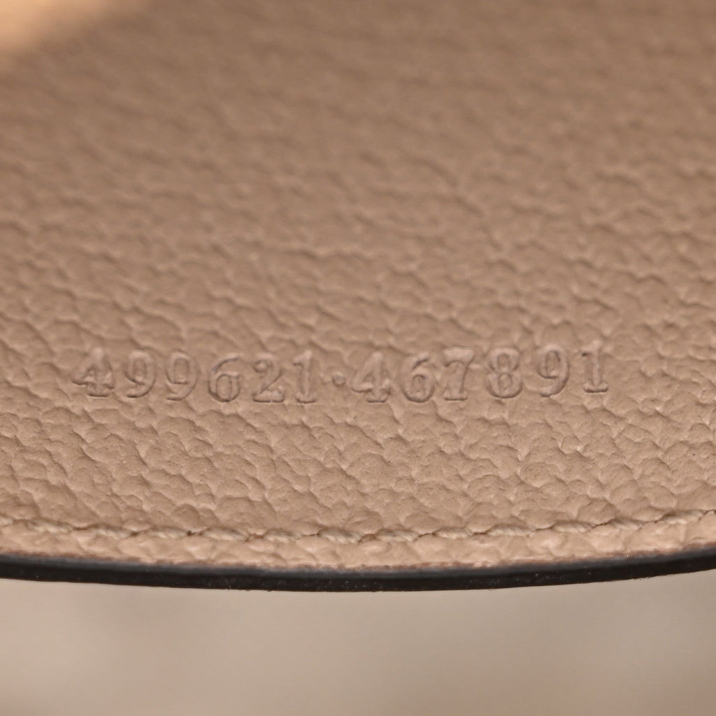 GG Supreme Monogram Textured Dollar Calfskin Web Small Ophidia Dome Shoulder Beige Mystic White Oatmeal