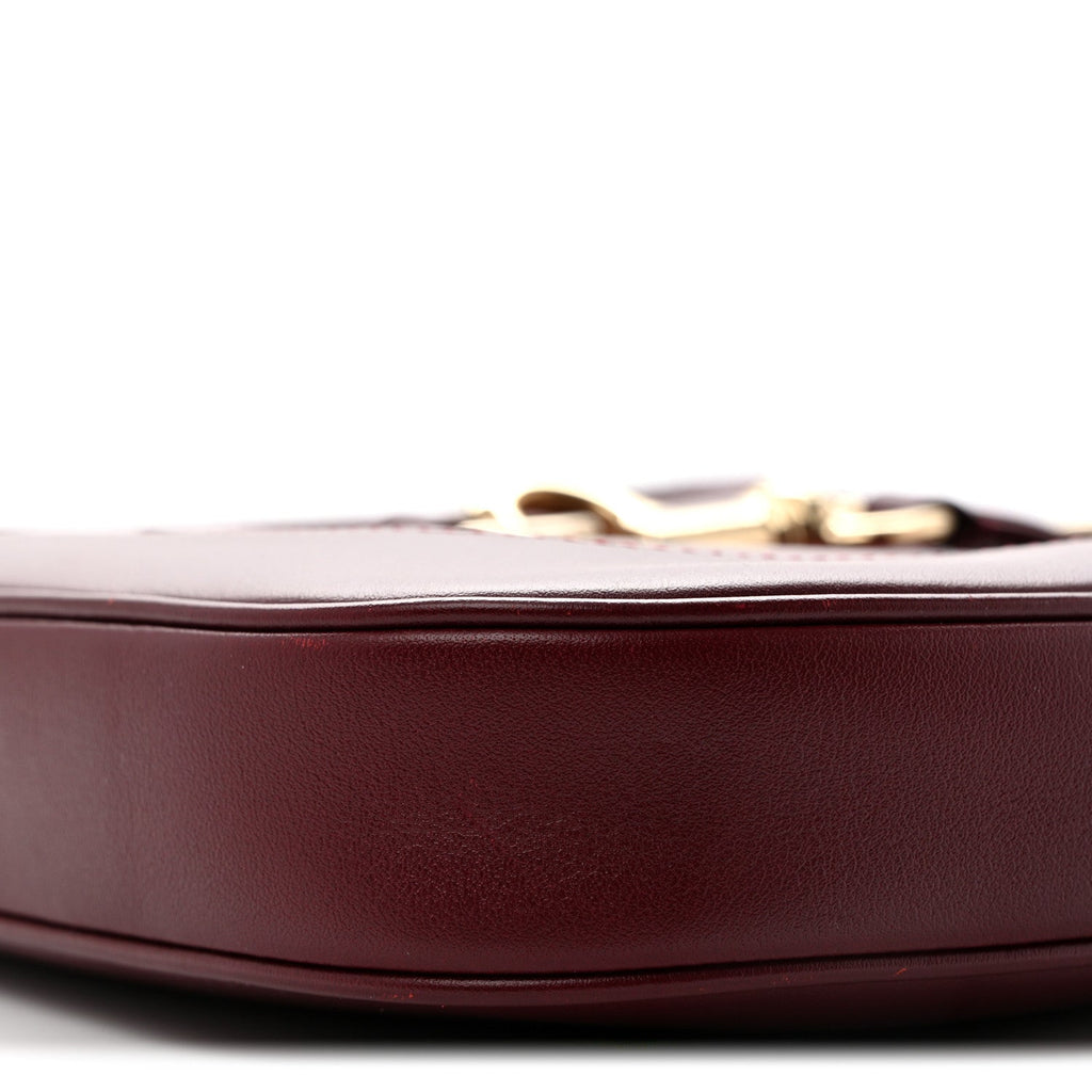 Ancora Calfskin Small Jackie Shoulder Bag Rosso