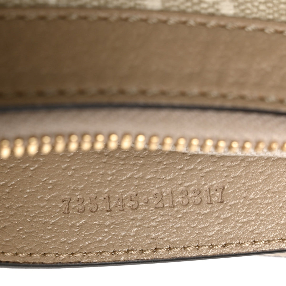 GG Supreme Monogram Textured Dollar Calfskin Small Ophidia Hobo Beige Mystic White Oatmeal