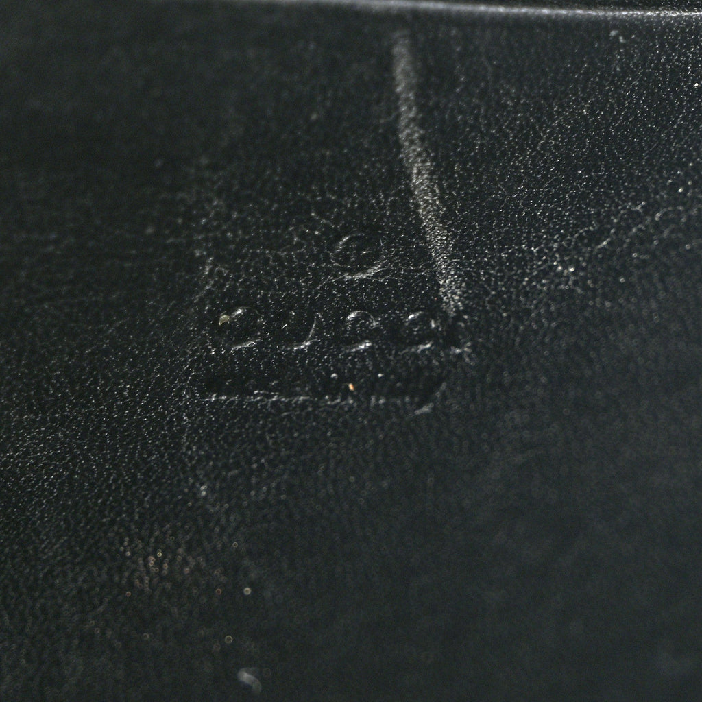 Calfskin Matelasse GG Marmont Chain Wallet Black