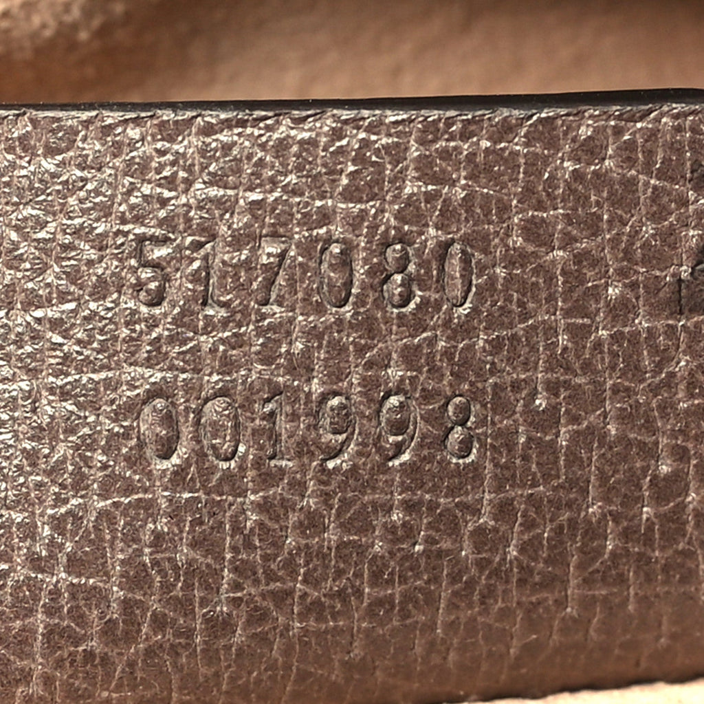 GG Supreme Monogram Web Small Ophidia Shoulder Bag Brown