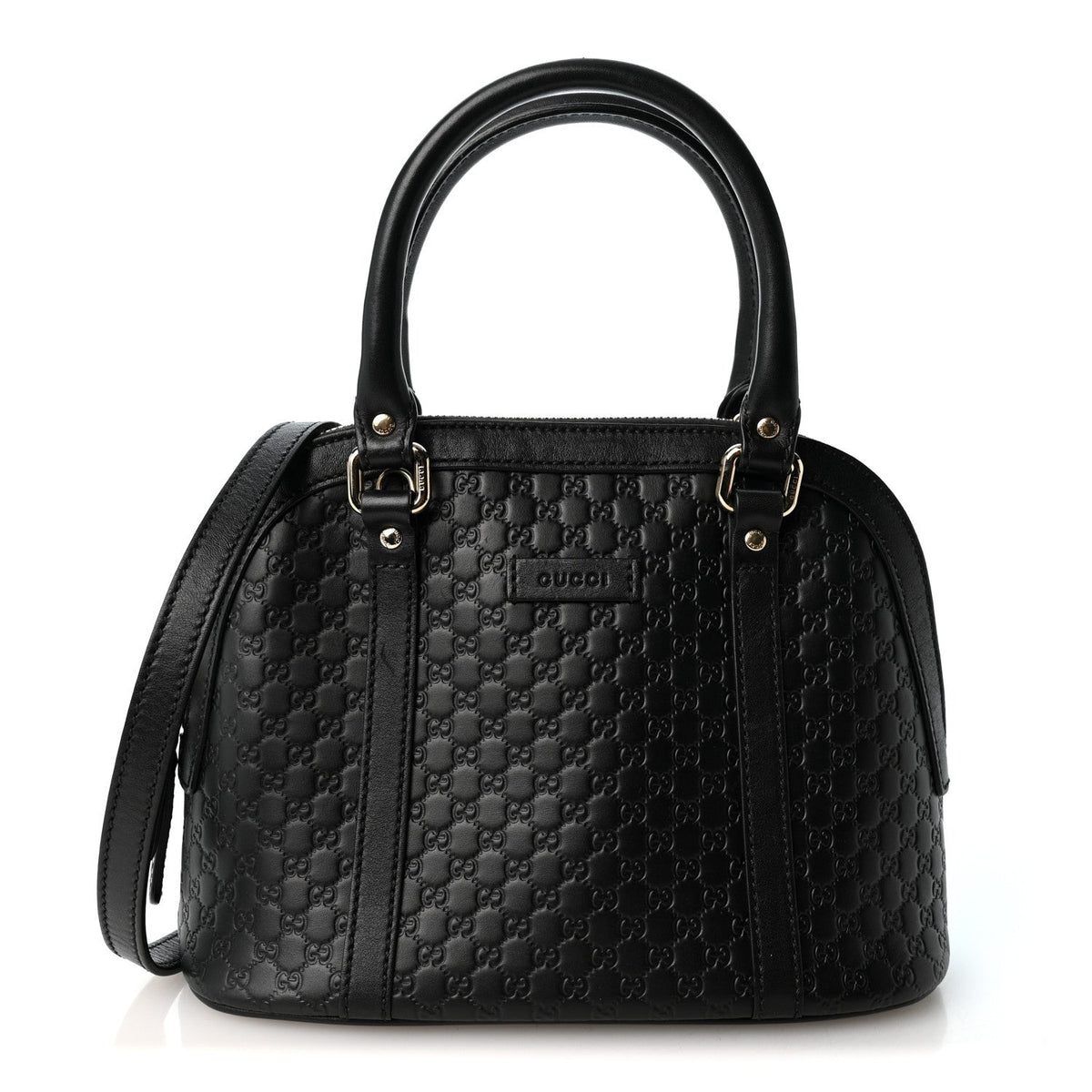 Microguccissima Mini Dome Bag Black