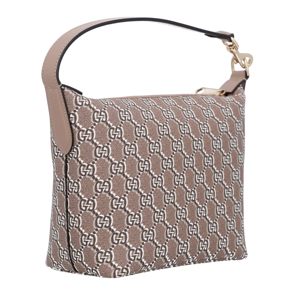 GG Shadow Monogram Super Mini Ophidia Shoulder Bag Taupe
